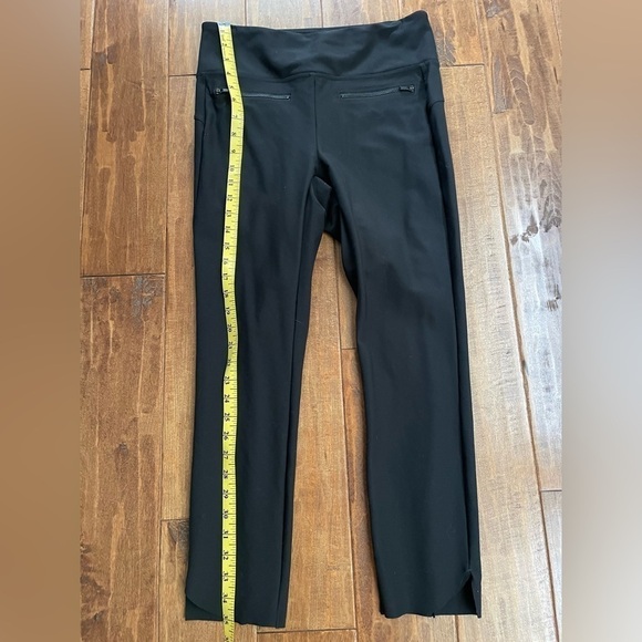 Athleta Black Front-Zip Stellar Crop Pants - Picture 6 of 6